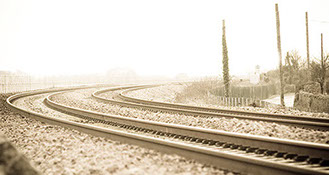 The railway line at starcross, Devon looking the same today as it did 100 years ago.